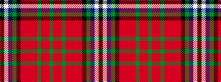 idealised woven sample of pattern GRRGRRRRKGBWK