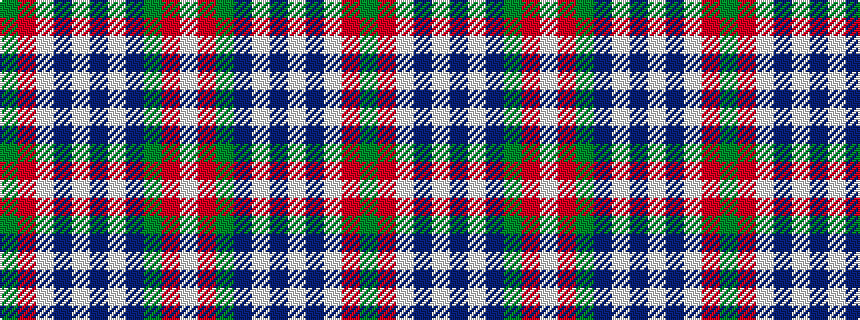 idealised woven sample of pattern GRWBWBWBGRW