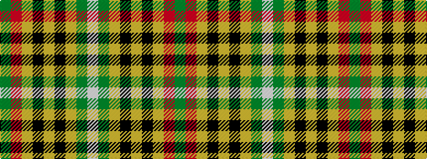 idealised woven sample of pattern GRYKYKYGW
