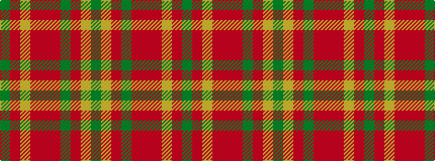 idealised woven sample of pattern GRYRRRGRYG