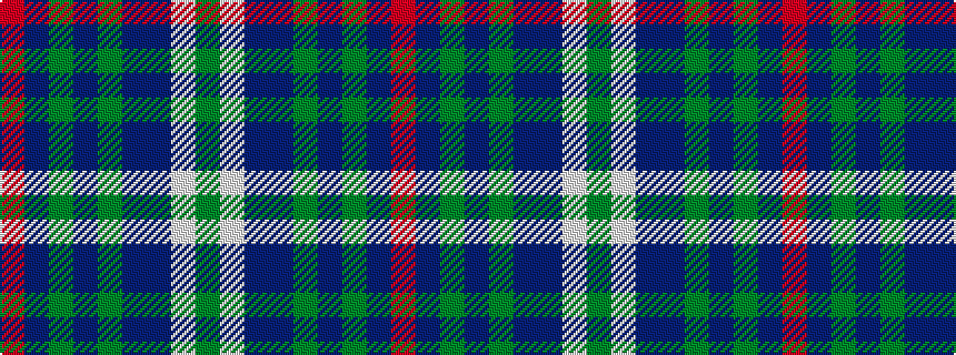 idealised woven sample of pattern GWBBGBGBR