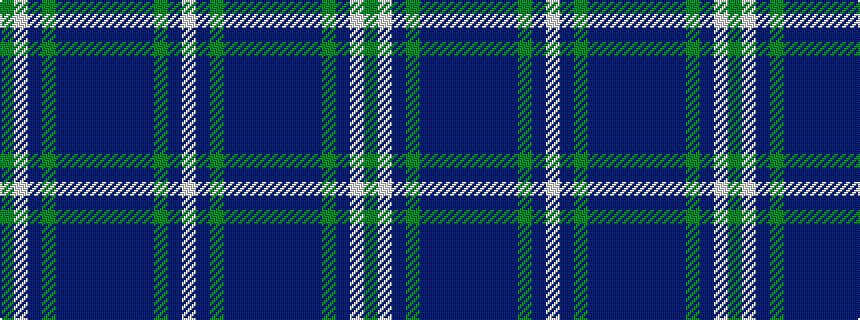 idealised woven sample of pattern GWBGBBBBBBBGBW