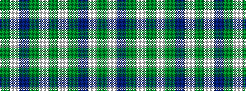 idealised woven sample of pattern GWBGWG