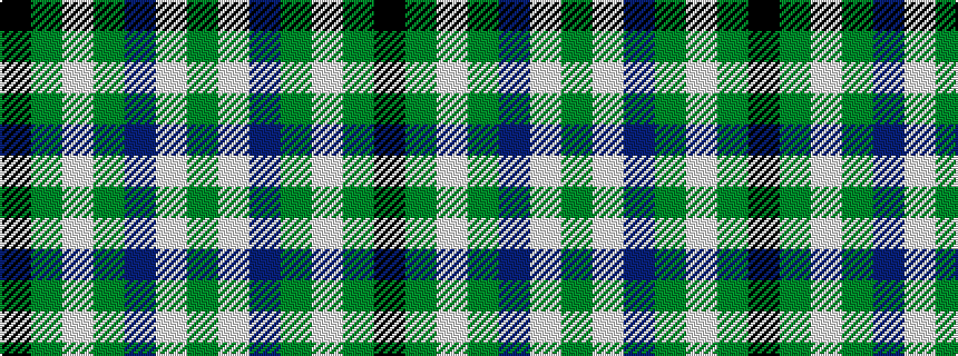 idealised woven sample of pattern GWBGWGK