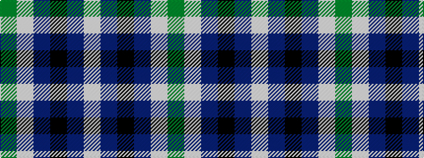 idealised woven sample of pattern GWBKBW