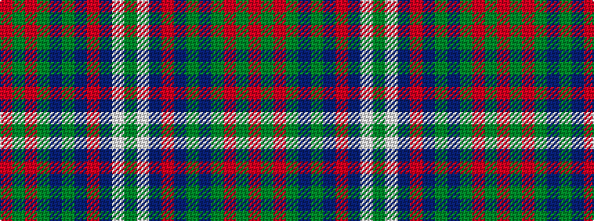 idealised woven sample of pattern GWBRBGBGRGR