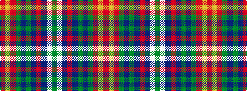 idealised woven sample of pattern GWBRBGBGRYR