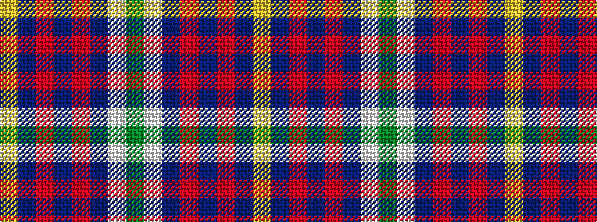 idealised woven sample of pattern GWBRBRBY