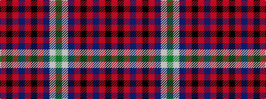 idealised woven sample of pattern GWBRKRBRKR