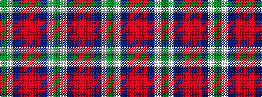 idealised woven sample of pattern GWBRRRBWG