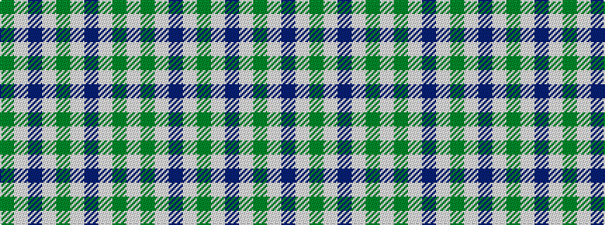 idealised woven sample of pattern GWBWGWBWGW