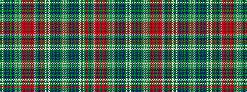 idealised woven sample of pattern GWGBGBGBGWGWGRGBGWRRRGRRRGWGWGBGBGBGWG
