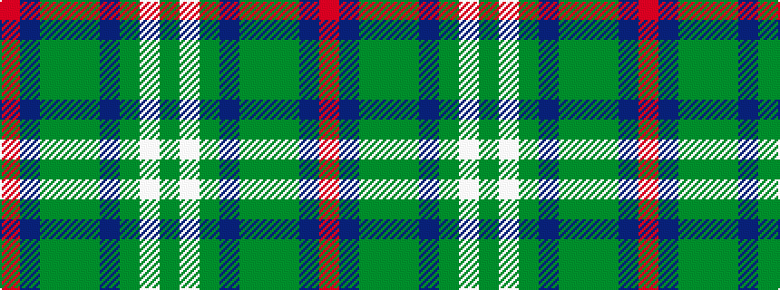 idealised woven sample of pattern GWGBGGGBR