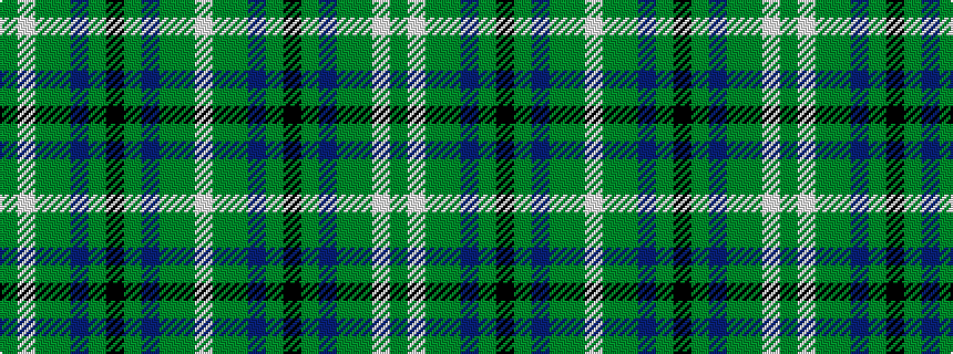 idealised woven sample of pattern GWGGBGKGBGGW
