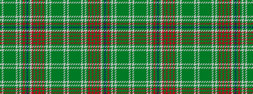 idealised woven sample of pattern GWGGGGGGGWGWGRGBGWRGRGRGRGWGWGGGGGGGWG