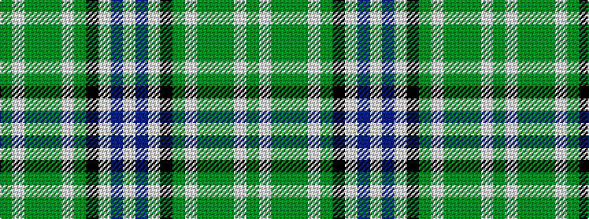 idealised woven sample of pattern GWGGGWGKWBW