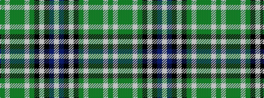 idealised woven sample of pattern GWGGGWGKWKBW