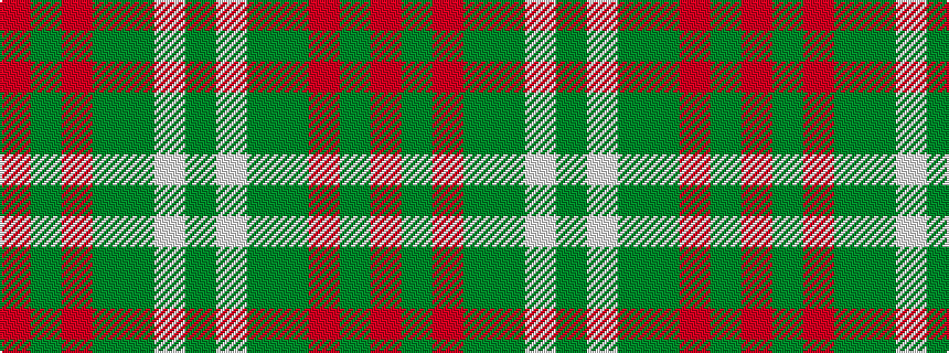 idealised woven sample of pattern GWGGRGR