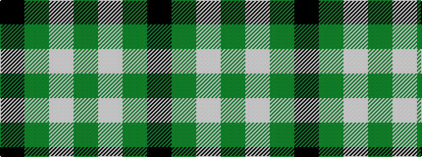 idealised woven sample of pattern GWGK