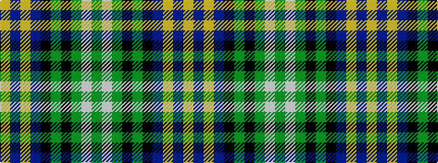idealised woven sample of pattern GWGKGKBYBY