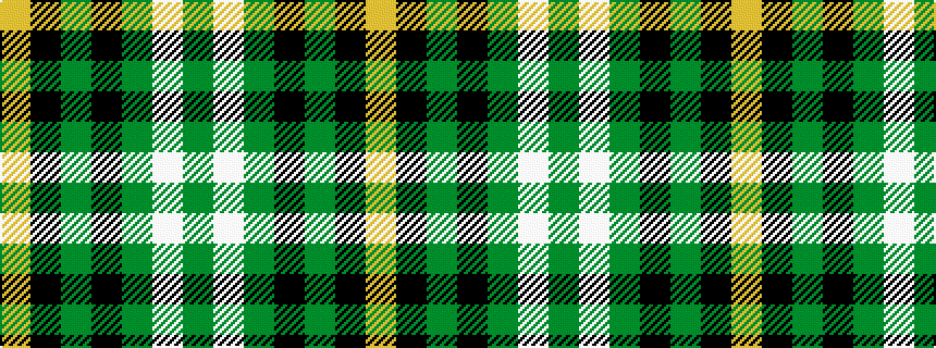 idealised woven sample of pattern GWGKGKY