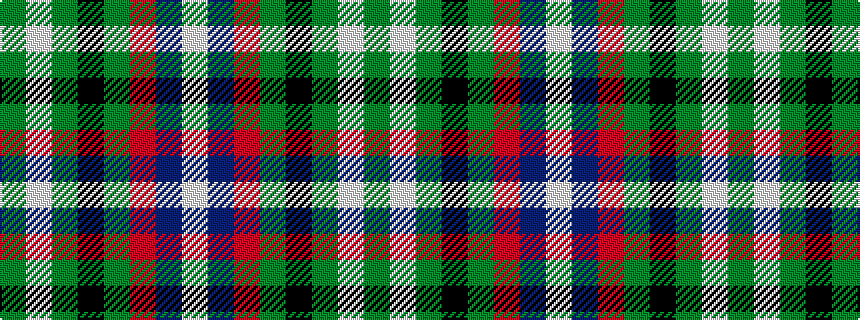 idealised woven sample of pattern GWGKGRBW
