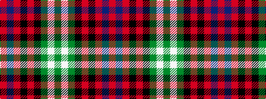 idealised woven sample of pattern GWGKRKRBR