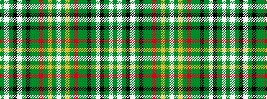 idealised woven sample of pattern GWGKWGKGGRGYGW