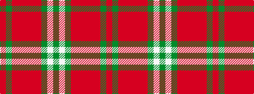 idealised woven sample of pattern GWGRRRRRGR