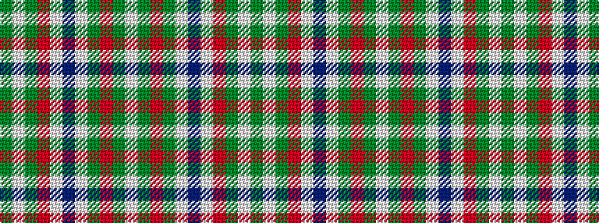 idealised woven sample of pattern GWGRWBWGRGW