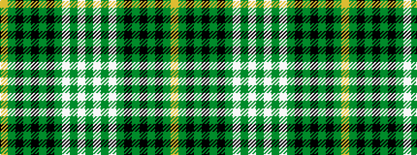 idealised woven sample of pattern GWGWGKGKGKGY