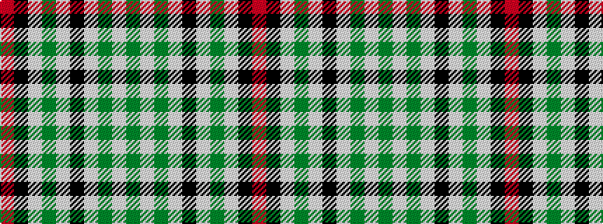 idealised woven sample of pattern GWGWKWGWKR