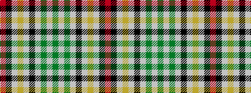 idealised woven sample of pattern GWGWKWYWKR