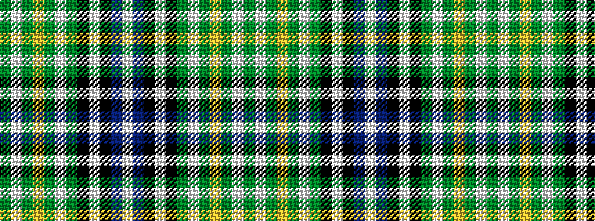 idealised woven sample of pattern GWGYGWGKWKBW