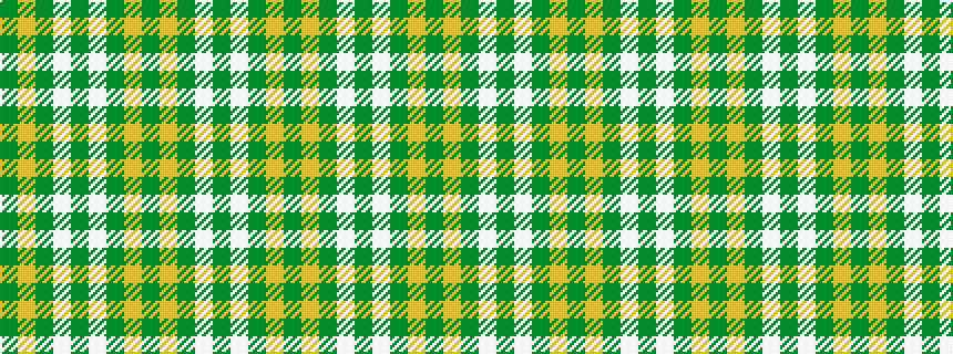 idealised woven sample of pattern GWGYGYGWGWGYG