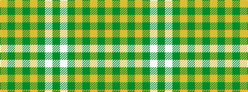 idealised woven sample of pattern GWGYGYGY