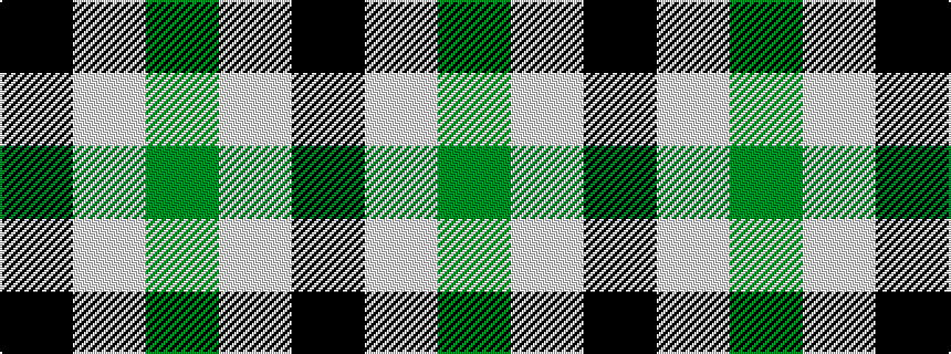 idealised woven sample of pattern GWK