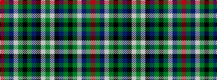 idealised woven sample of pattern GWKBGKGWBGR