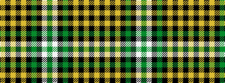 idealised woven sample of pattern GWKGKYKYKY