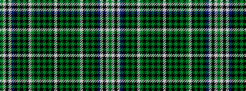 idealised woven sample of pattern GWKWBKGKGKWGKGKGKGKW