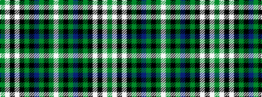 idealised woven sample of pattern GWKWKGKBGKGW