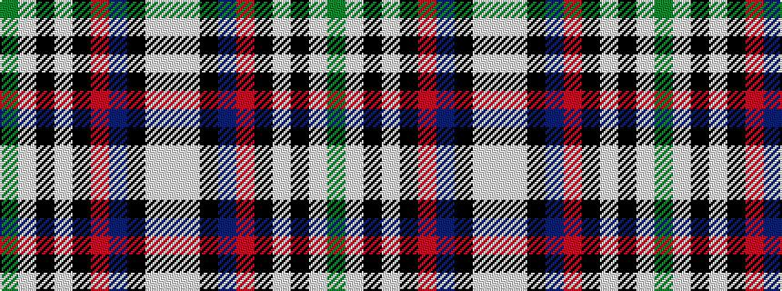 idealised woven sample of pattern GWKWKRBKWW
