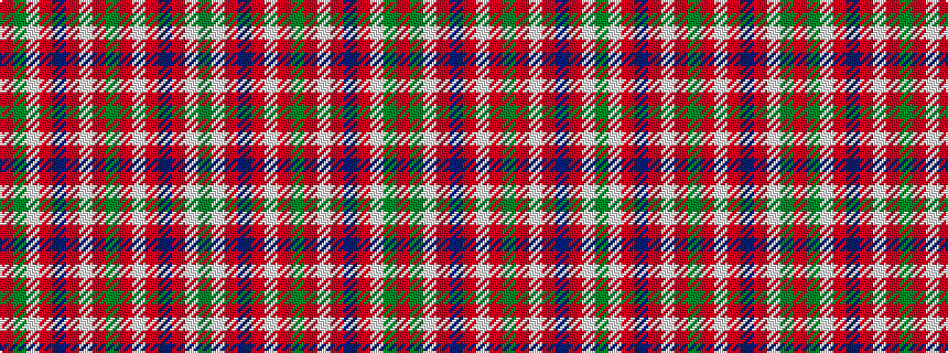idealised woven sample of pattern GWRBRWRGRWRBRWGR