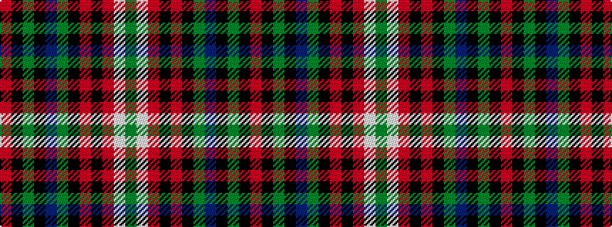idealised woven sample of pattern GWRKRKGBKGKR
