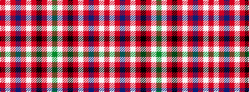 idealised woven sample of pattern GWRKRWRBRWR