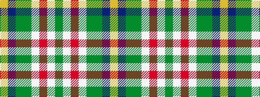 idealised woven sample of pattern GWRWGGBY