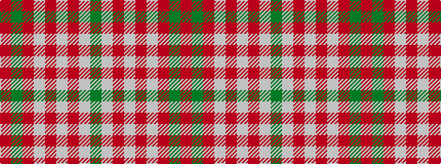 idealised woven sample of pattern GWRWRWRGR