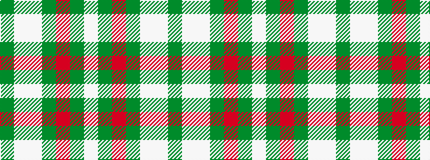 idealised woven sample of pattern GWWGRGW