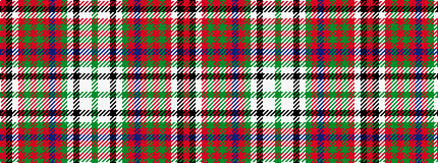 idealised woven sample of pattern GWWKWGRBRGRGRWKR