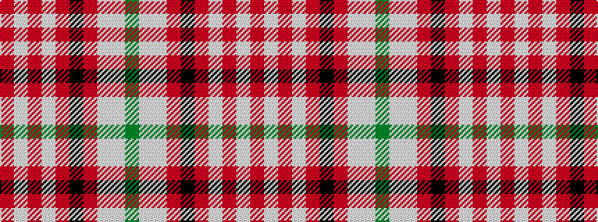 idealised woven sample of pattern GWWRKRWRWR
